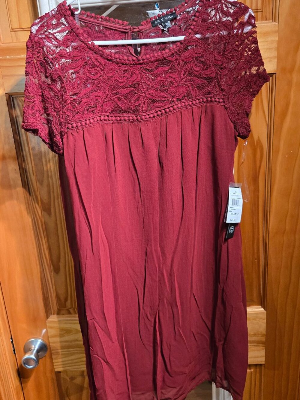 Get Your Lace On! 3 Lacy Dresses New With Tags and 1 Lacy Blouse Like New